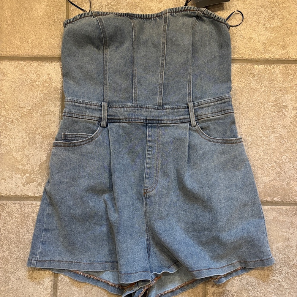 Denim Blue Women’s One Piece